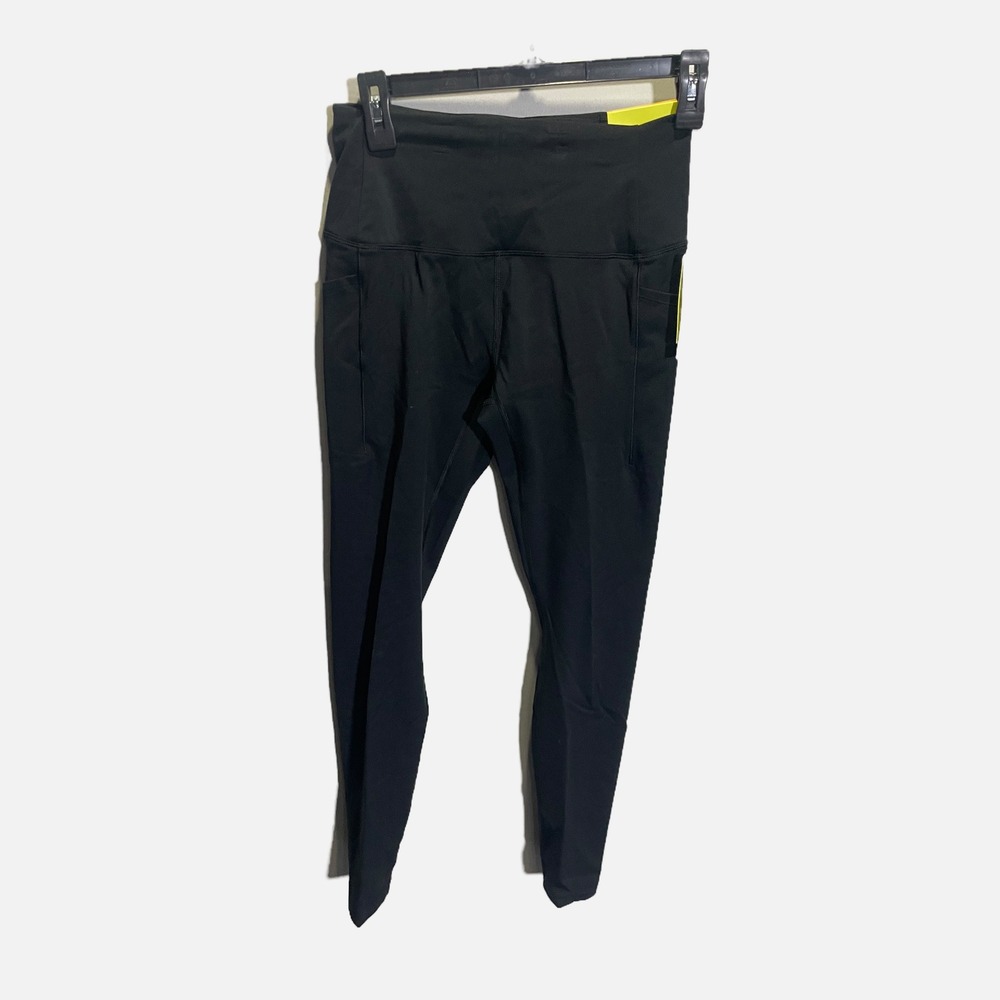All in Motion Womens Winter Pocketed High-Rise Leggings Black S F00328874-Q3/24
